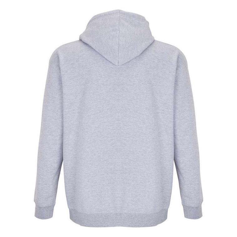 Hanorac unisex cu fermoar Sol's Carter Grey Melange XXL