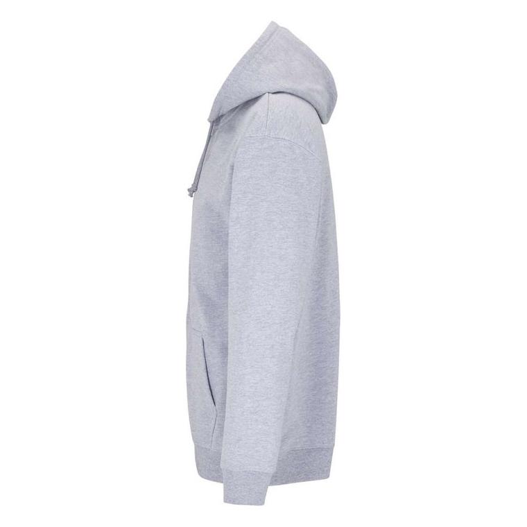 Hanorac unisex cu fermoar Sol's Carter Grey Melange XXL