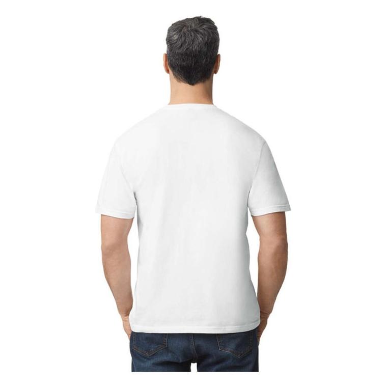 Tricou ușor din bumbac pentru adulți Alb L