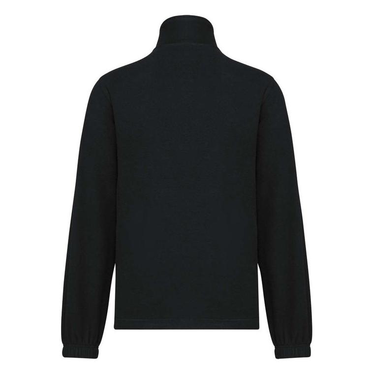 Jachetă microfleece elastică unisex Negru XS