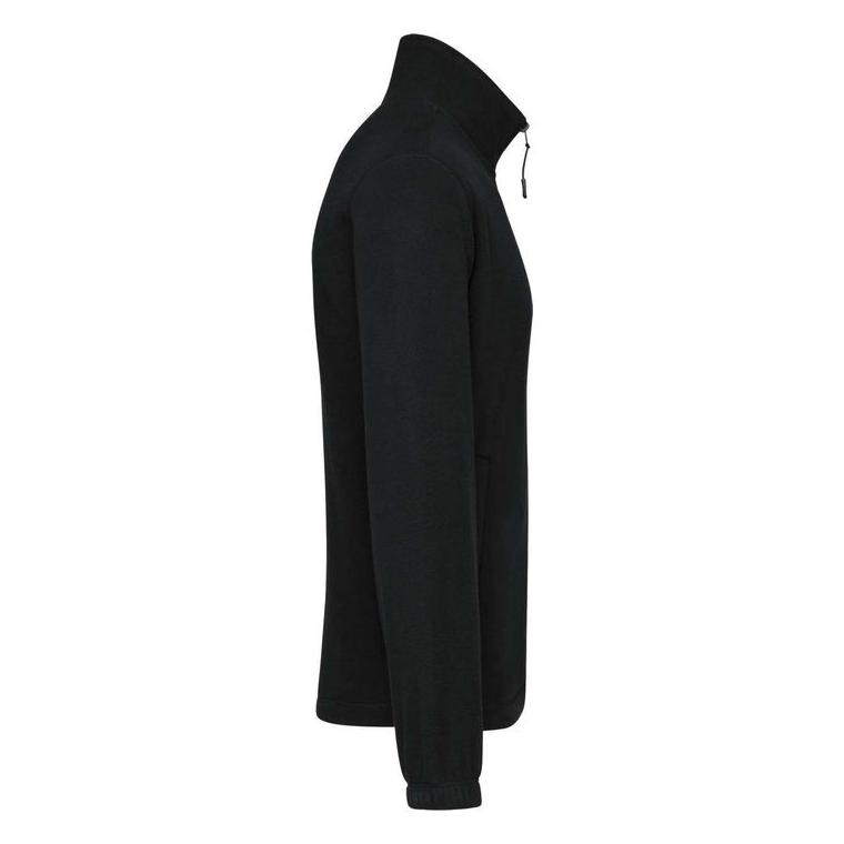 Jachetă microfleece elastică unisex Negru XS