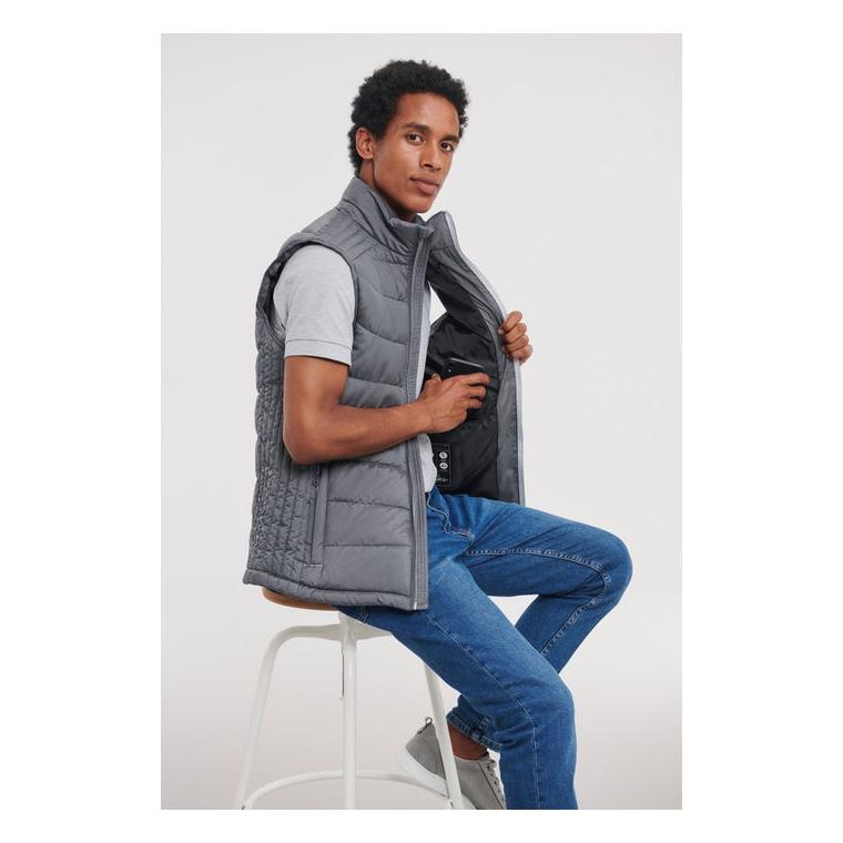 Vestă termoizolantă pentru bărbați Nano Iron Grey S