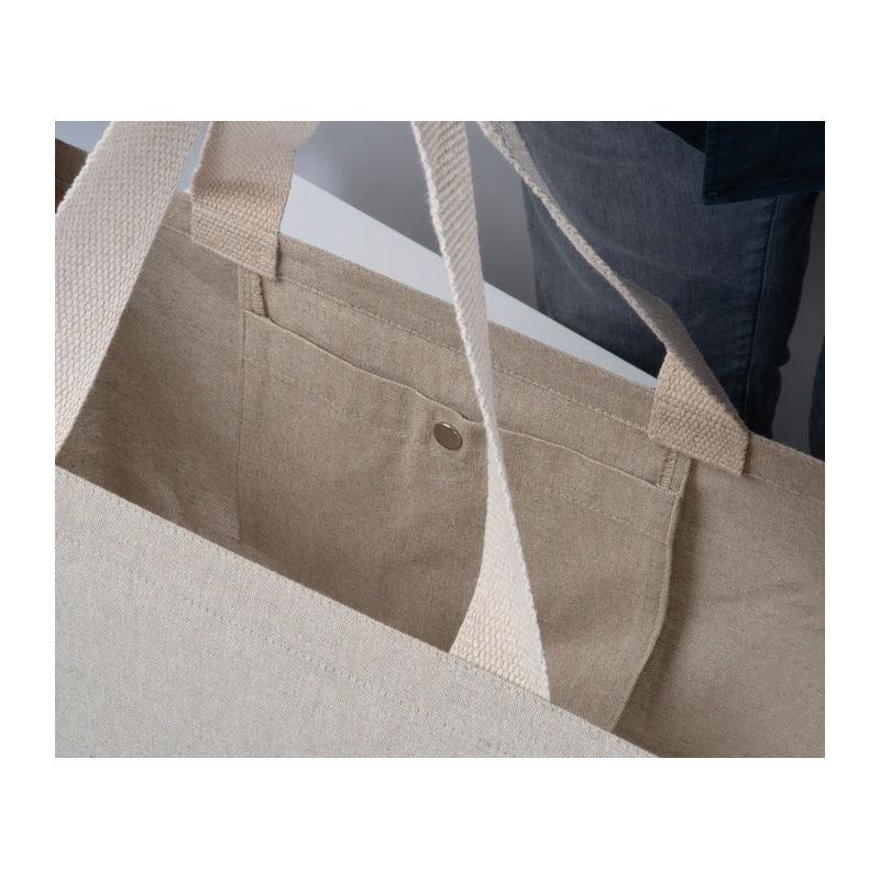 Geantă mare din bumbac Pilar 200 g/mp Beige
