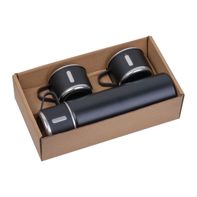 Set sticle termoizolante Iceland Negru