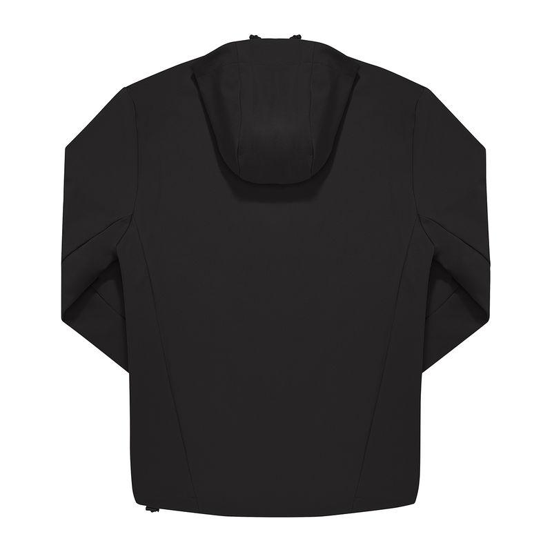 Jachetă Softshell cu glugă B&C Reset 3Lr Negru 5XL