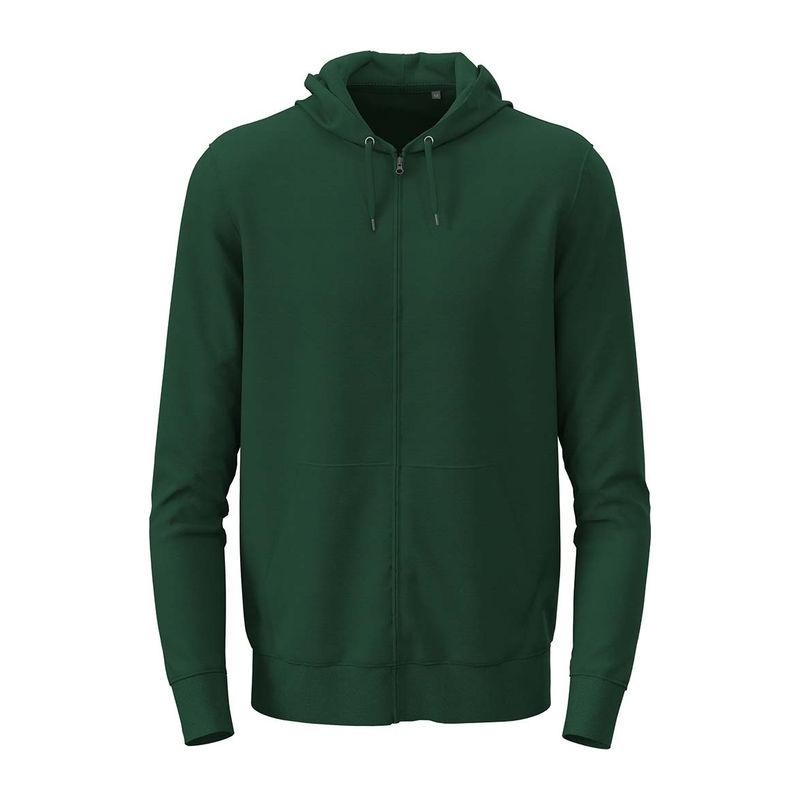 Hanorac Classic cu fermoar Verde 3XL