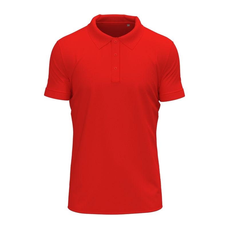 Tricou Polo Unisex Stretch Rosu XXL