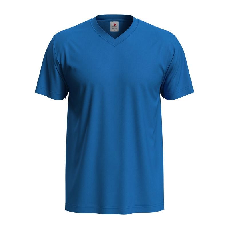 Tricou Unisex Classic-T cu guler în V