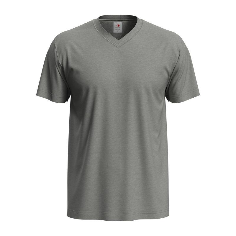 Tricou Unisex Classic-T cu guler în V