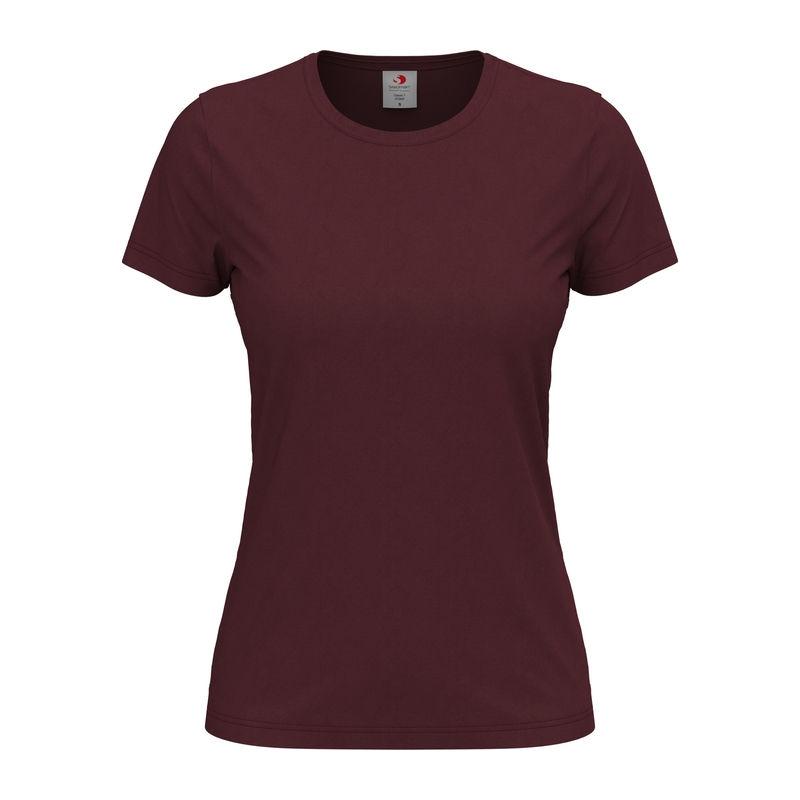Tricou damă Classic-T Bordeaux L