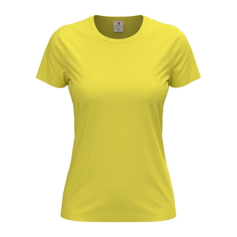 Tricou damă Classic-T Galben L