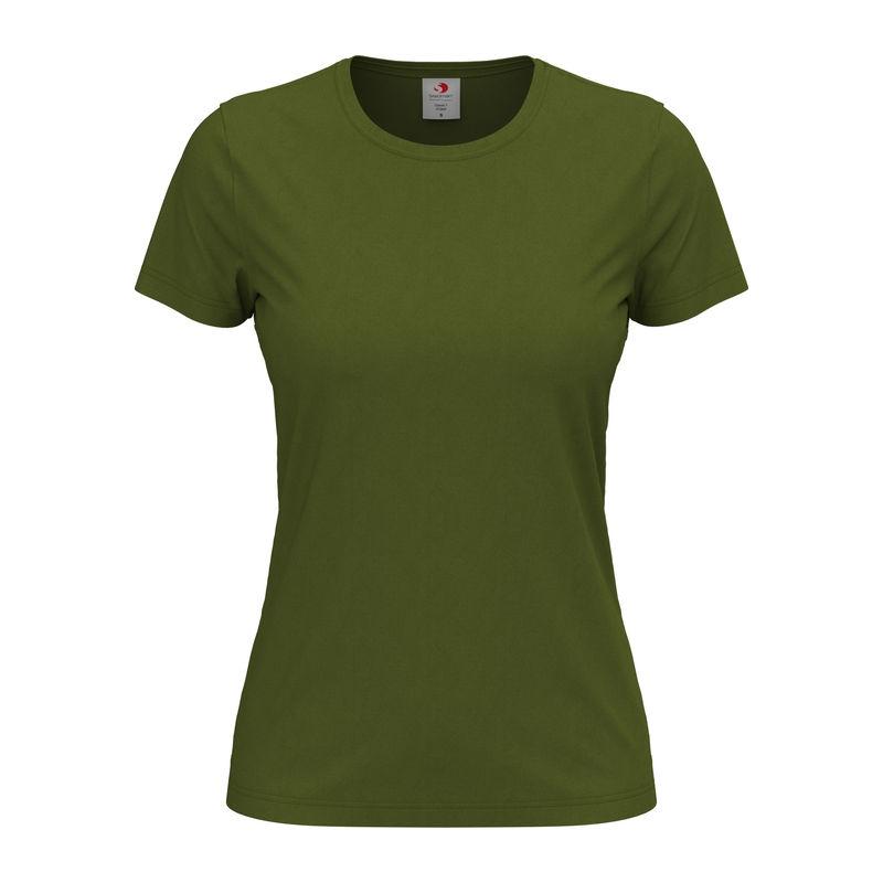 Tricou damă Classic-T Verde L