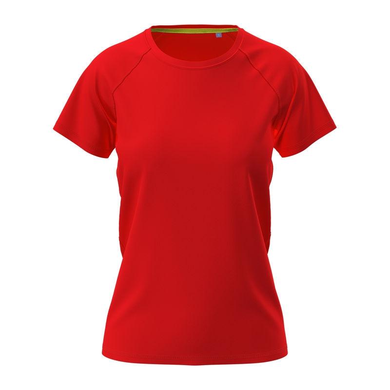 Tricou damă Mesh Raglan Rosu XL