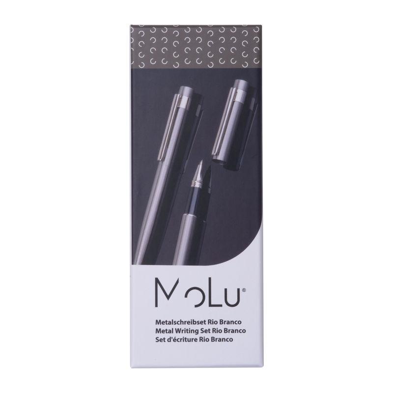 Set de instrumente de scris MoLu Rio Branco Gri