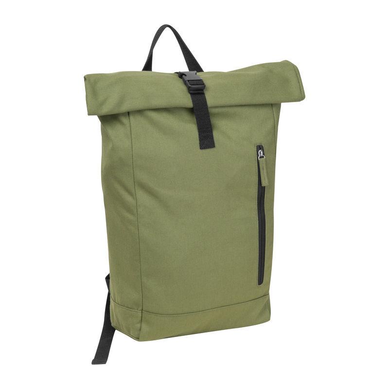 Rucsac din bumbac reciclat Woodstock Khaki