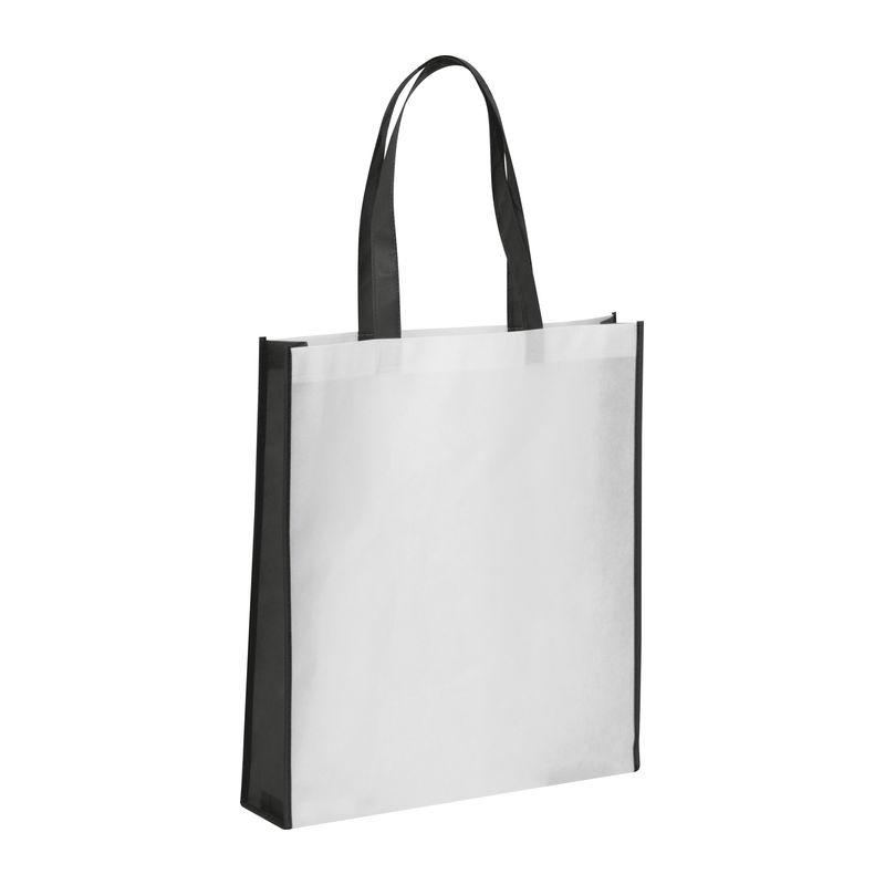 Sacoșă din material nețesut Wales, 75 g/m² Negru