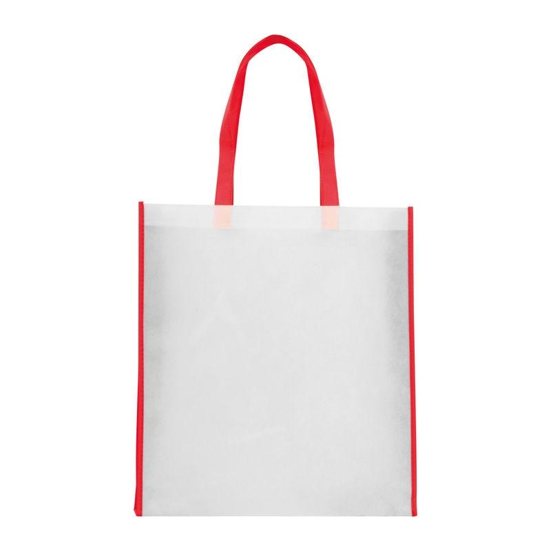 Sacoșă din material nețesut Wales, 75 g/m² Roșu