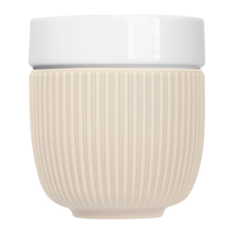 Pahar cu design striat Fontana Beige