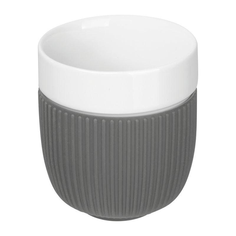 Pahar cu design striat Fontana Gri închis