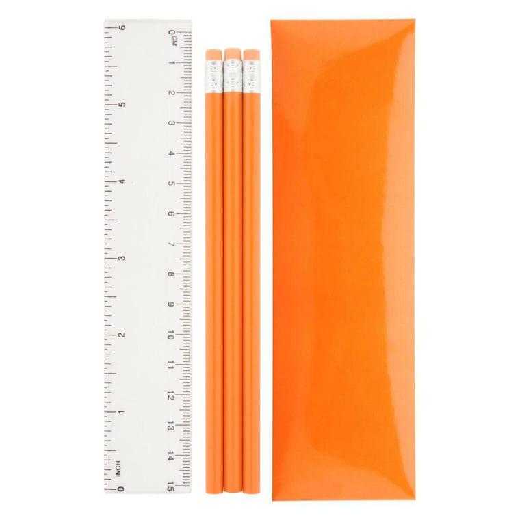 Set creioane Laptan portocaliu