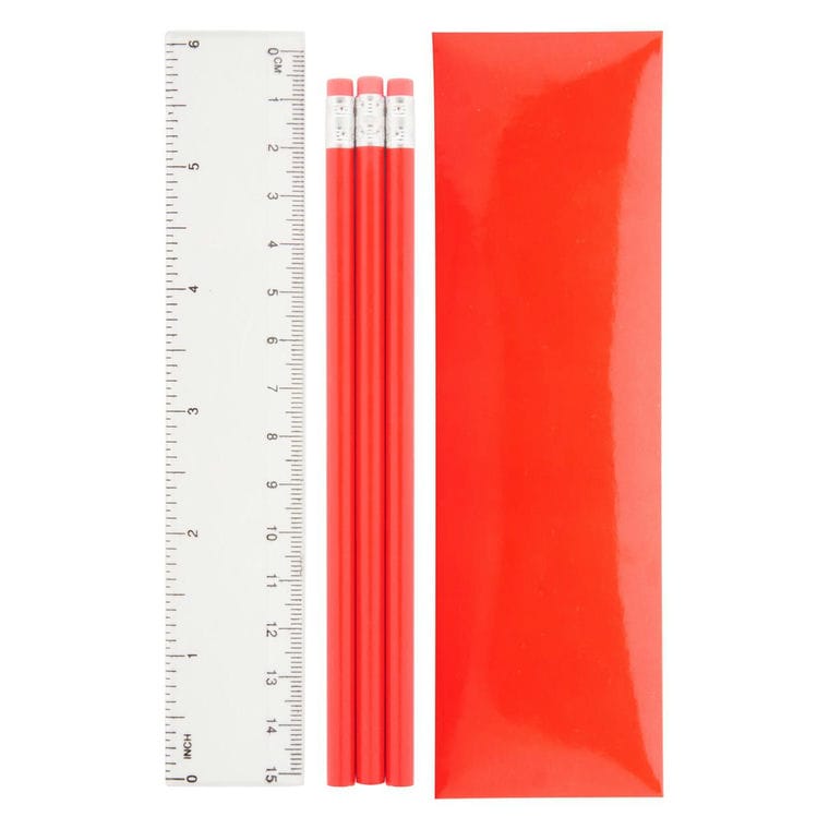 Set creioane Laptan roșu
