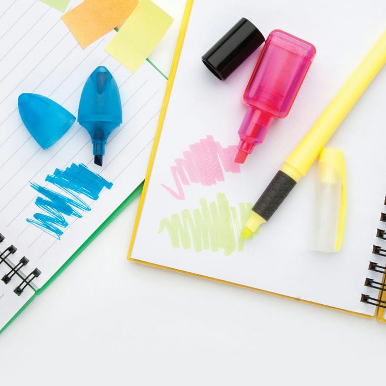 Evidențiator Millep albastru