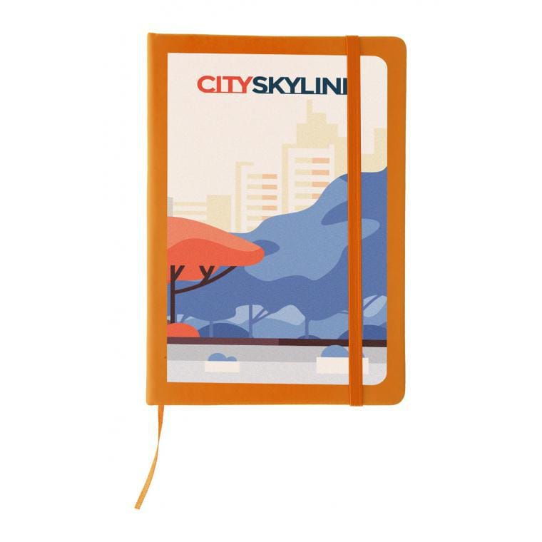 Blocnotes Nopuk Blank A5 portocaliu