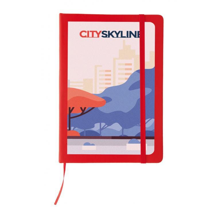 Blocnotes Nopuk Blank A5 roșu