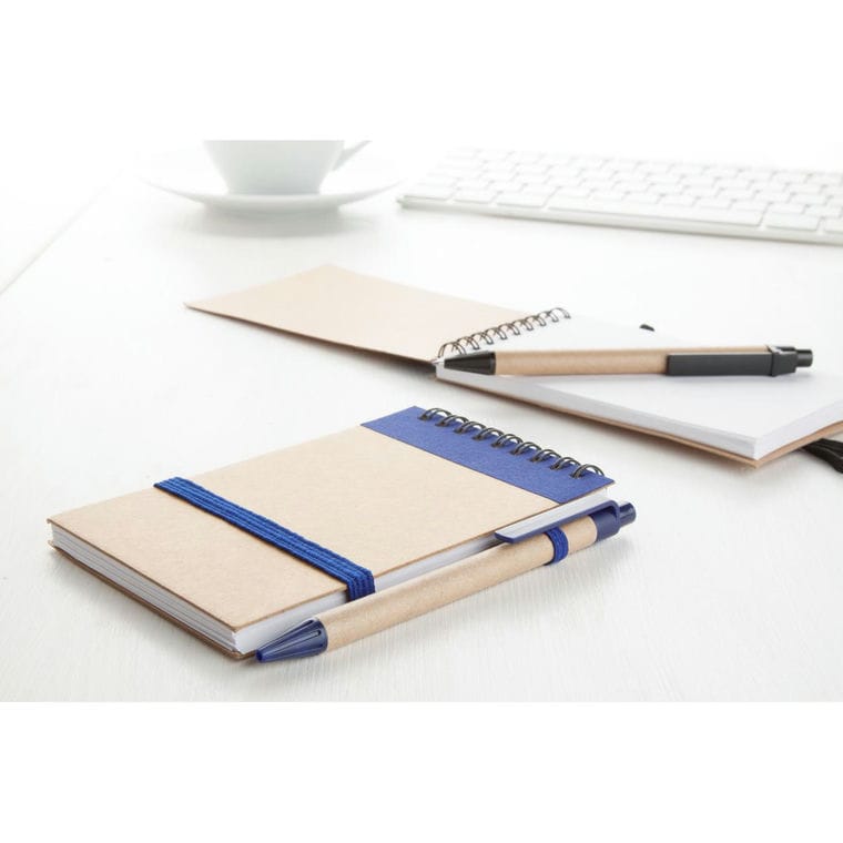 Blocnotes Platanus A6 albastru natural