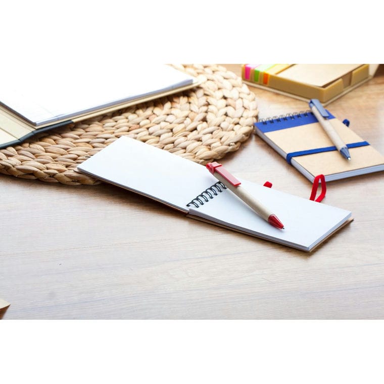 Blocnotes Platanus A6 roșu natural