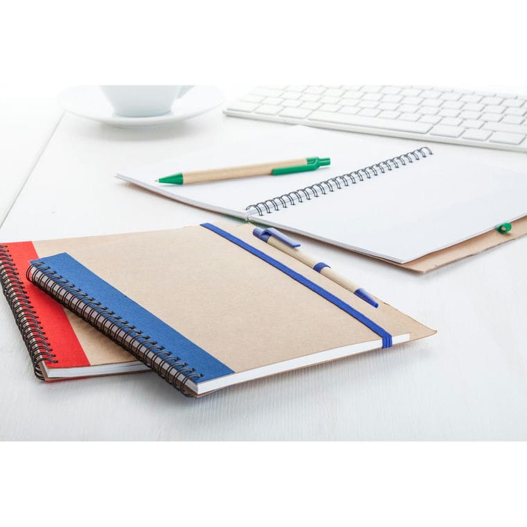 Blocnotes Platanus A5 albastru natural