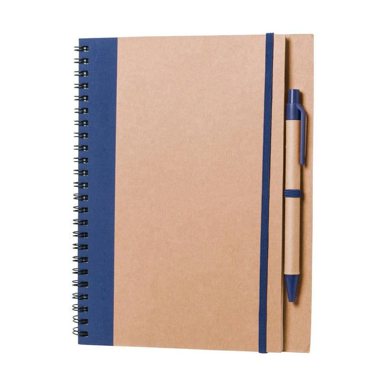 Blocnotes Platanus A5 albastru închis natural