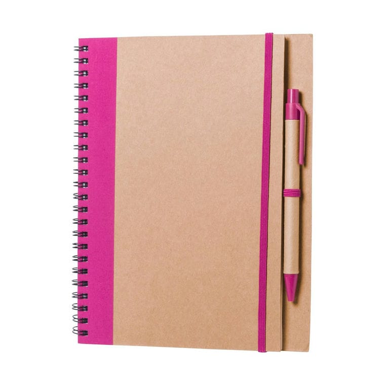 Blocnotes Platanus A5 roz natural