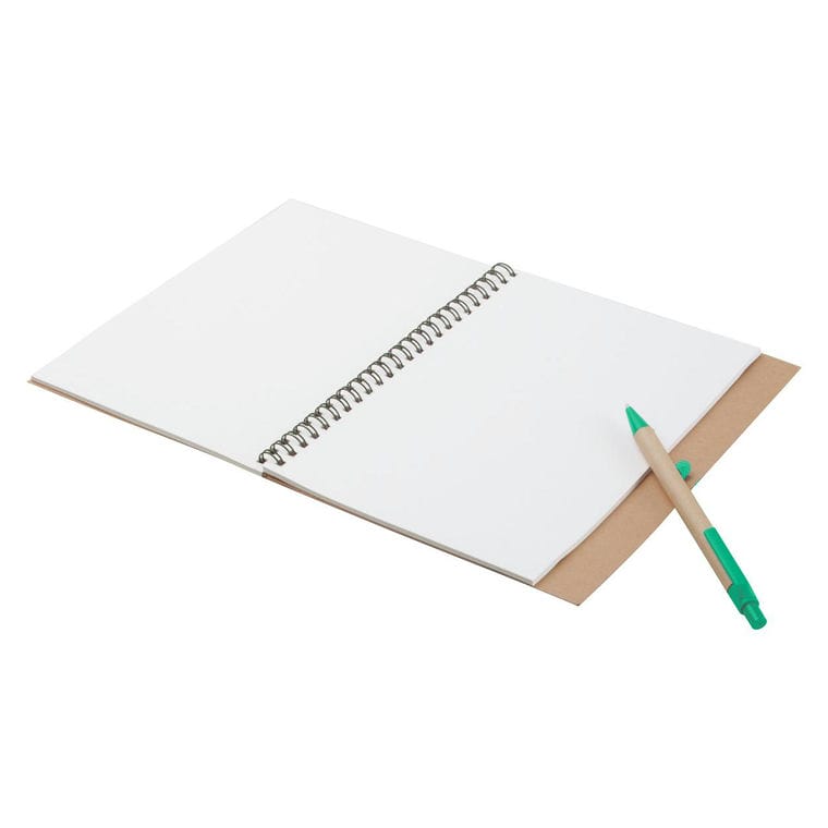 Blocnotes Platanus A5 verde natural