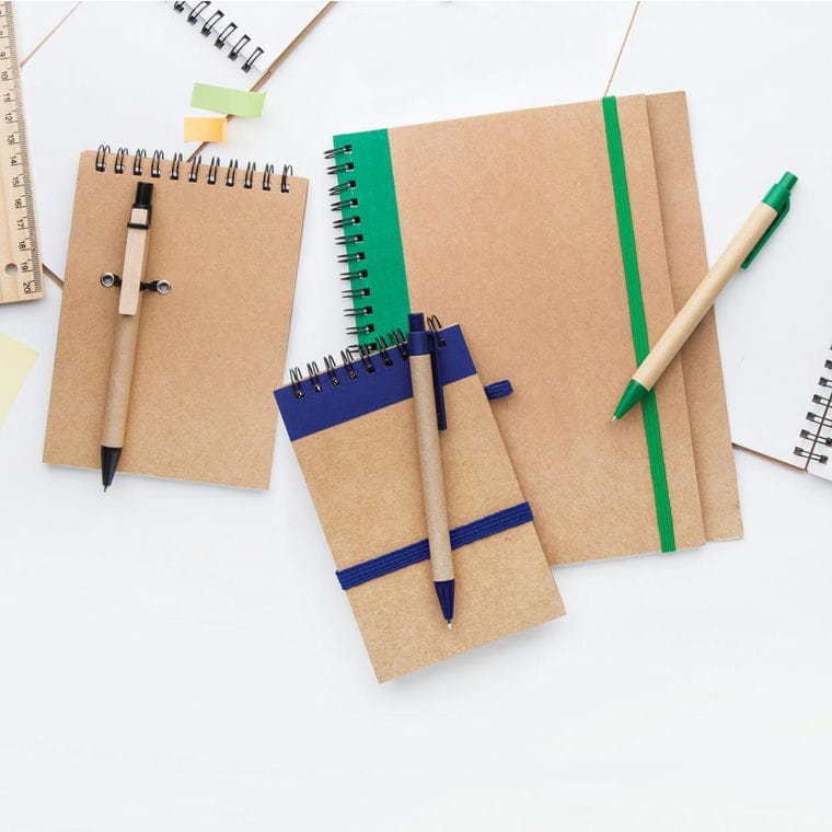 Blocnotes Platanus A5 verde natural