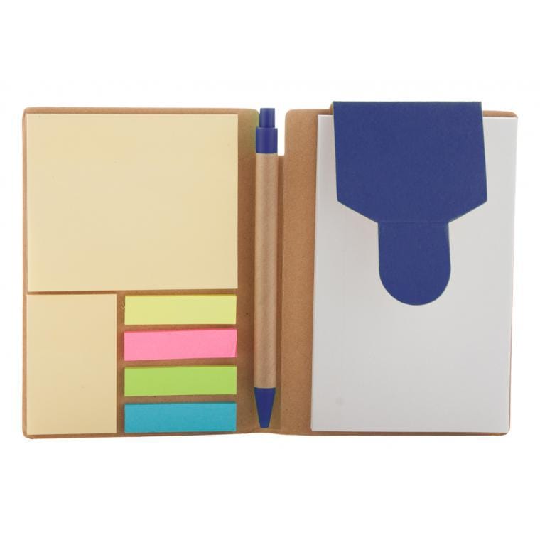 Blocnotes Cravis albastru natural