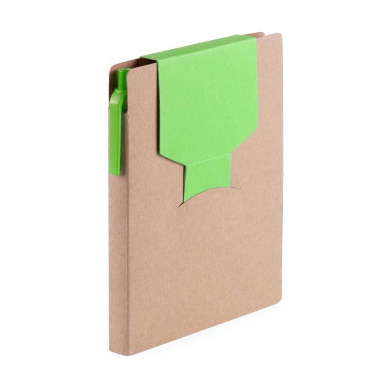 Blocnotes Cravis verde natural
