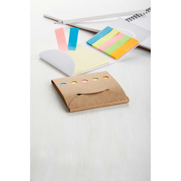 Notiţe cu adeziv Minok Plus bej