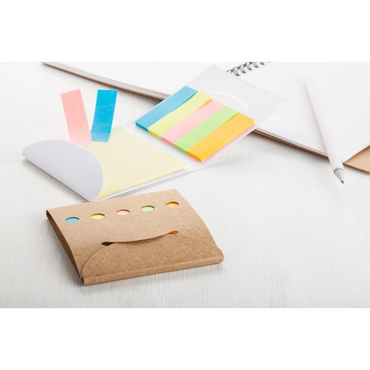 Notiţe cu adeziv Minok Plus bej