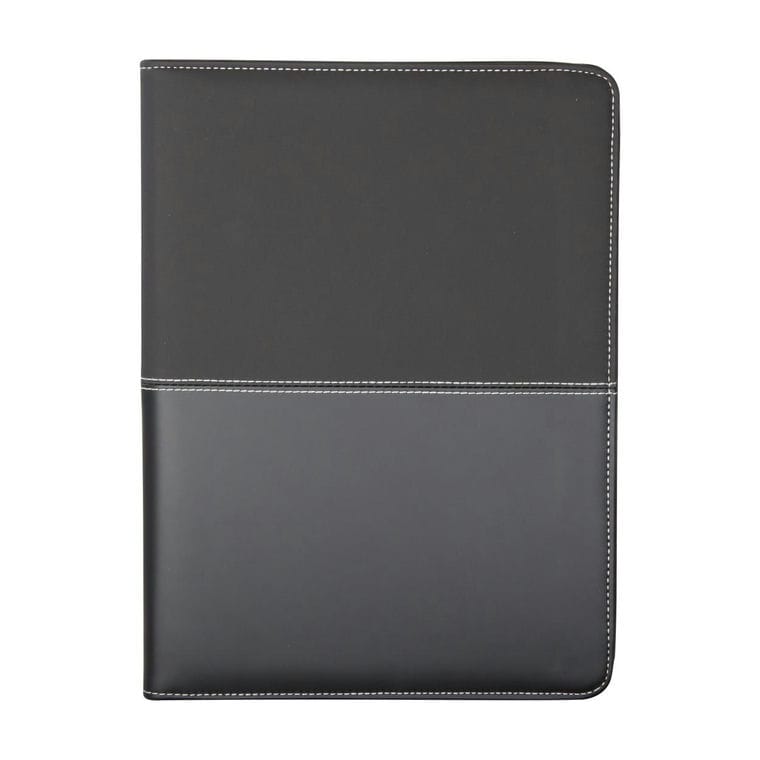 Mapă documente A4 cu fermoar Duotone Zip Negru