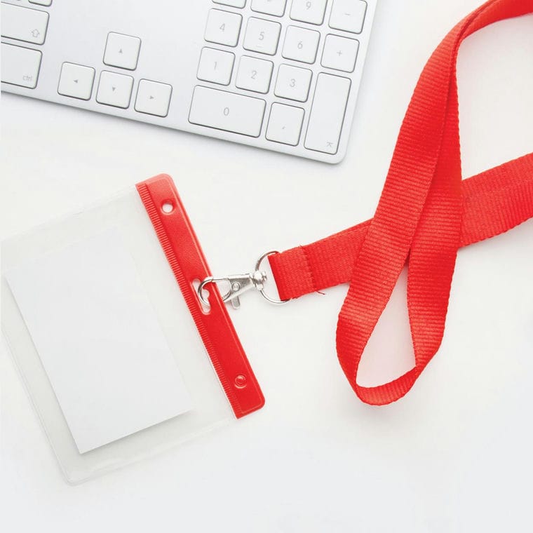 Lanyard Event roșu