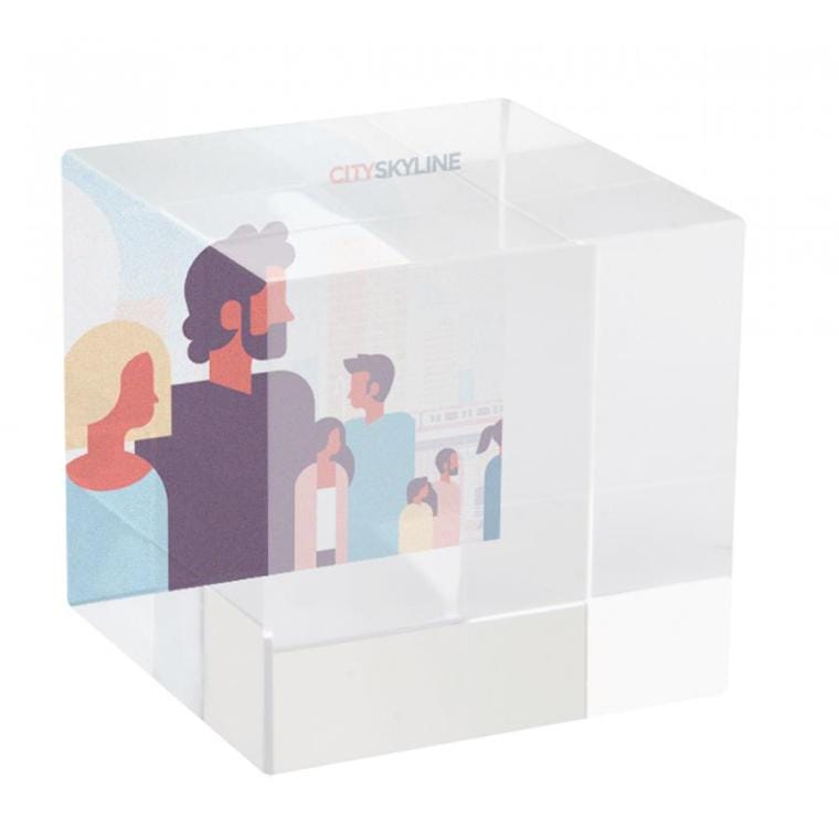 Cub sticlă Tampa transparent