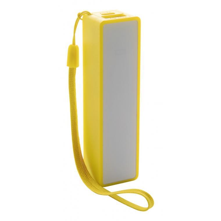 Baterie externă Keox galben alb 2000 mAh