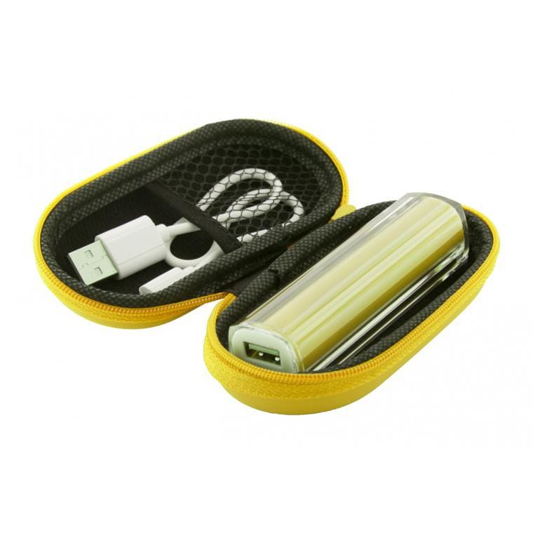 Baterie externă Tradak galben alb 2200 mAh