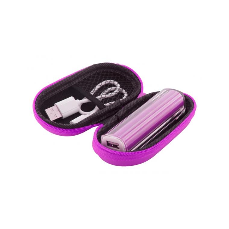 Baterie externă Tradak roz alb 2200 mAh