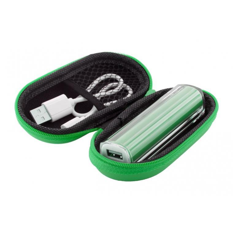 Baterie externă Tradak verde alb 2200 mAh