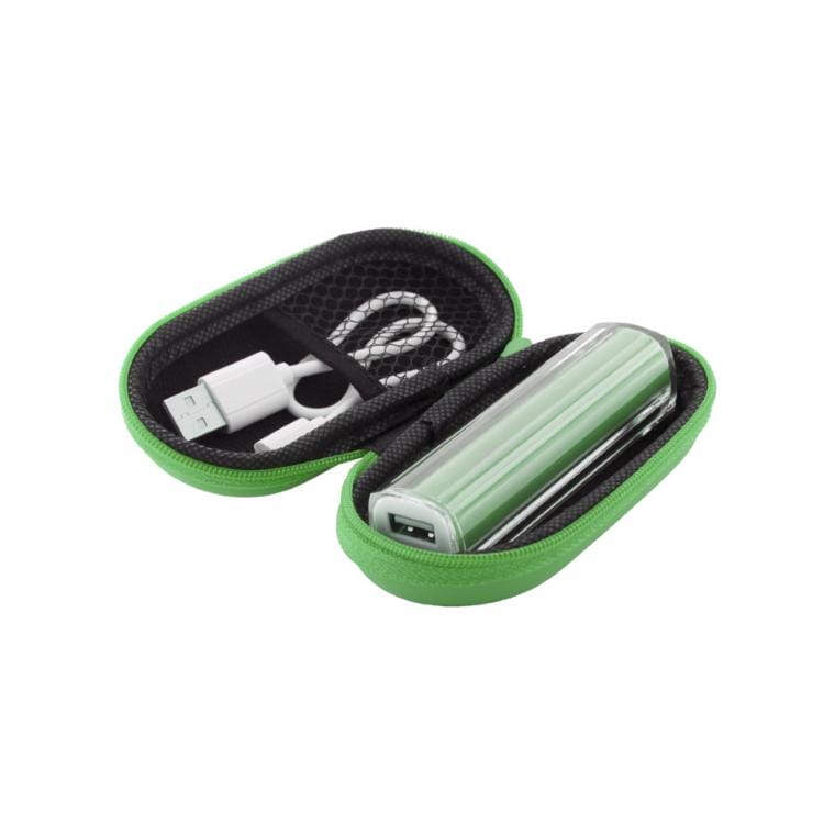 Baterie externă Tradak verde alb 2200 mAh