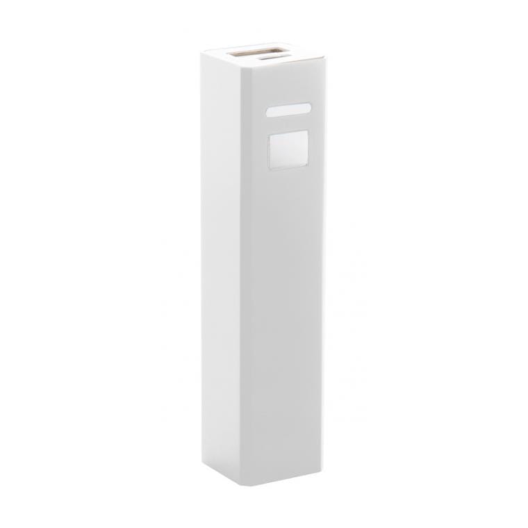 Baterie externă USB Balzur Alb