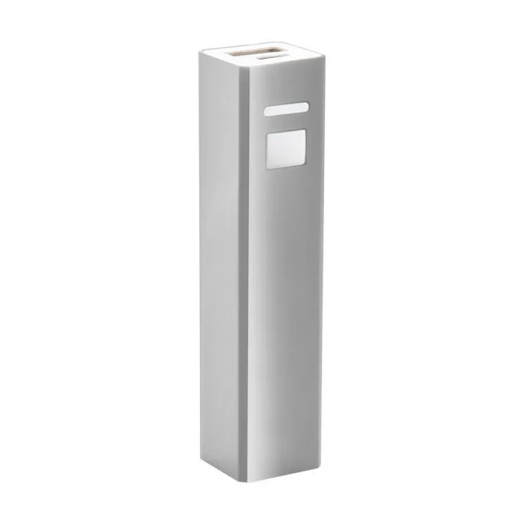 Baterie externă USB Thazer argintiu alb 2200 mAh