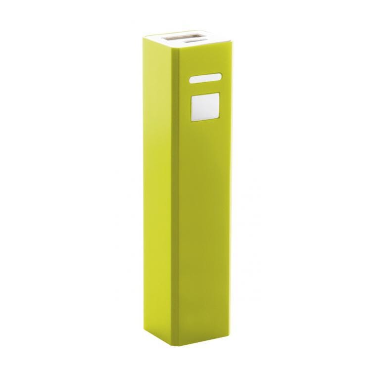 Baterie externă USB Balzur galben alb 2200 mAh
